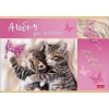 Альбом для рисования 16 л.A4 Хатбер Мяу-котики