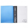 Тетрадь 48 л.A5 линейка Хатбер Progressive (пластиковая обложка) синяя