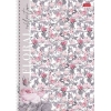 Тетрадь на спирали 80 л.A4 клетка Хатбер Floral collection