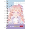 Записная книжка на спирали A7 40 л.Хатбер Милашки аниме