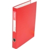 Папка на 2 кольцах A4 (35 мм) deVente 3080410 (PP, красная)