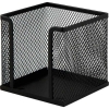 Бокс для блока для записей 9,5x9,5x6 см металлический deVente 3042002 черный