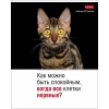 Тетрадь 48 л.A5 клетка Хатбер Котоюмор